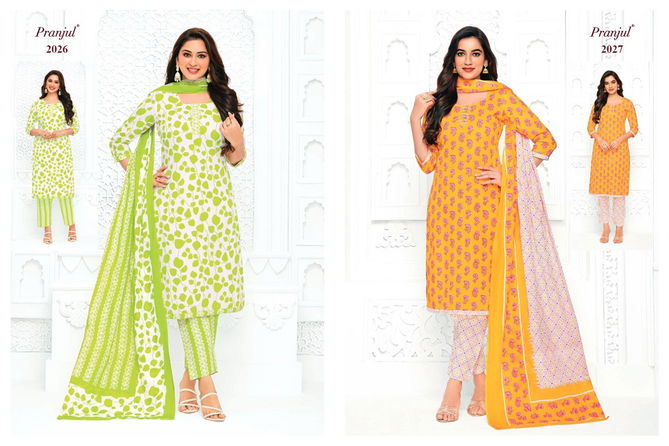 Pranjul Priyanka 20 Printed Cotton Dress Material Catalog
